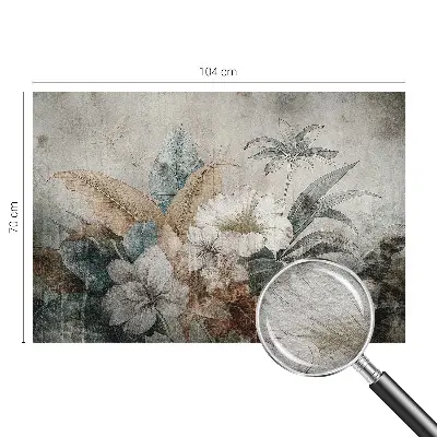 Modern fotobehang voor de woonkamer met het motief 'Bloemendroom'