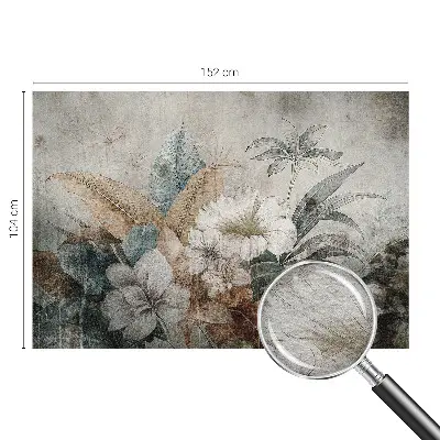 Modern fotobehang voor de woonkamer met het motief 'Bloemendroom'