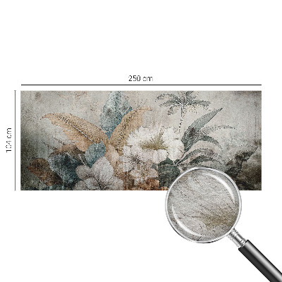 Modern fotobehang voor de woonkamer Bloemendroom