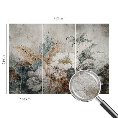 Modern fotobehang voor de woonkamer Bloemendroom