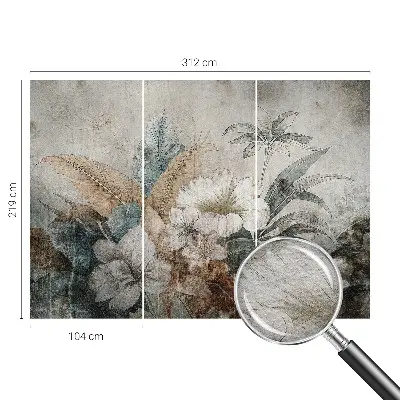 Modern fotobehang voor de woonkamer met het motief 'Bloemendroom'