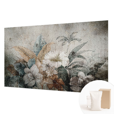 Modern fotobehang voor de woonkamer Bloemendroom