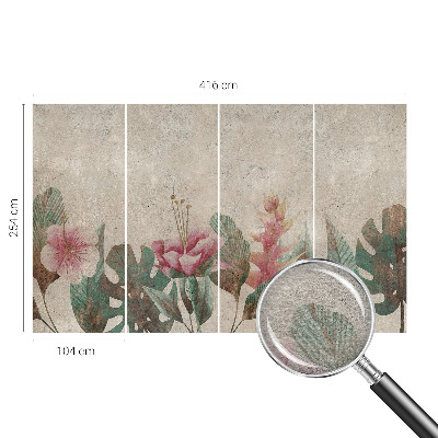 Kwalitatief fotobehang Subtiele flora