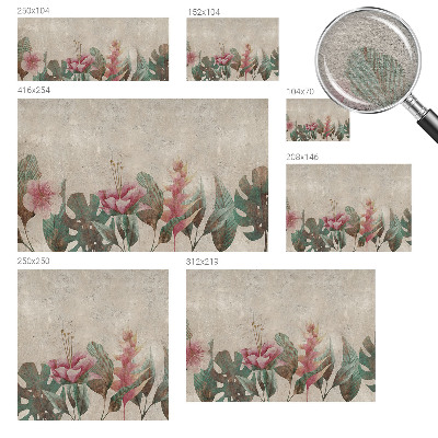 Kwalitatief fotobehang Subtiele flora