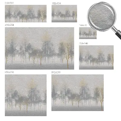Uniek fotobehang met het motief 'Bosharmonie' voor een natuurlijke sfeer