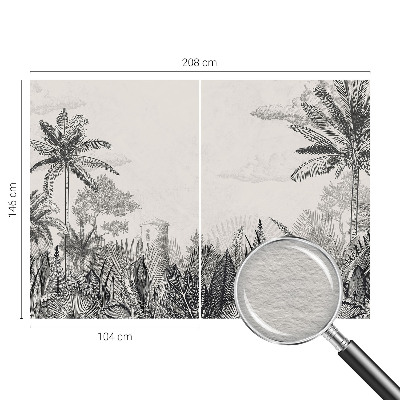 Vliesbehang fotobehang Tropisch landschap