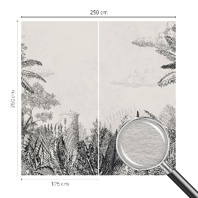 Vliesbehang fotobehang Tropisch landschap