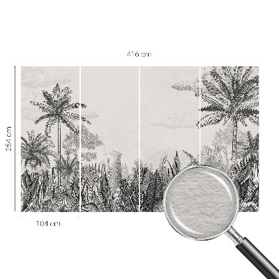 Vliesbehang fotobehang Tropisch landschap