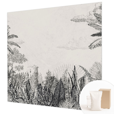 Vliesbehang fotobehang Tropisch landschap