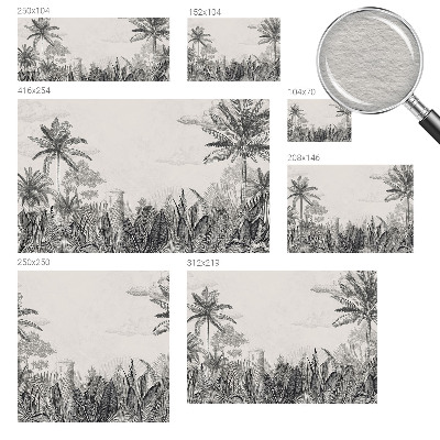 Vliesbehang fotobehang Tropisch landschap