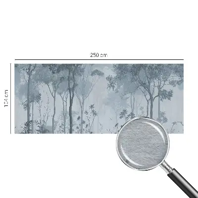 Fotobehang vliesbehang met een mystieke bosprint