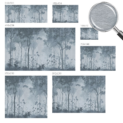 Fotobehang vliesbehang Mystiek van het bos