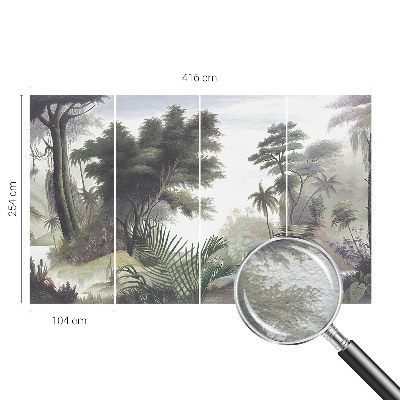 Fotobehang slaapkamer Exotisch landschap