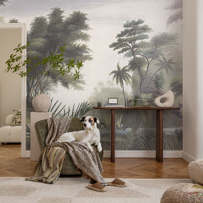 Fotobehang slaapkamer Exotisch landschap