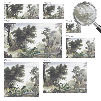 Fotobehang slaapkamer Exotisch landschap