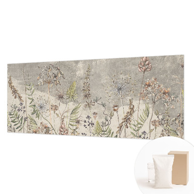 Vliesbehang fotobehang woonkamer Wilde planten