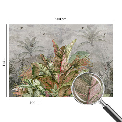 Behang met print Exotische jungle
