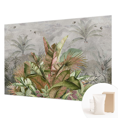 Behang met print Exotische jungle