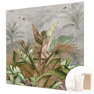 Behang met print Exotische jungle