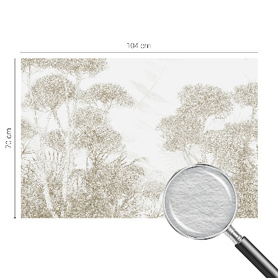 Fotobehang op maat Tropische vegetatie
