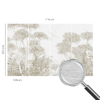 Fotobehang op maat Tropische vegetatie
