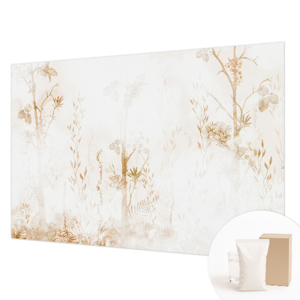 Fotobehang slaapkamer Botanische elegantie