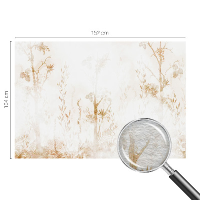 Fotobehang slaapkamer Botanische elegantie