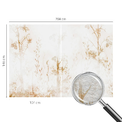 Fotobehang slaapkamer Botanische elegantie