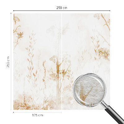 Fotobehang slaapkamer Botanische elegantie