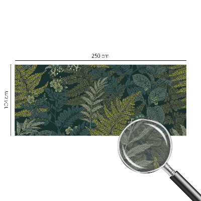 Fotobehang voor de woonkamer Groene elegantie