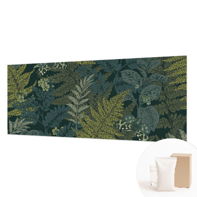 Fotobehang voor de woonkamer Groene elegantie