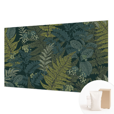 Fotobehang voor de woonkamer Groene elegantie