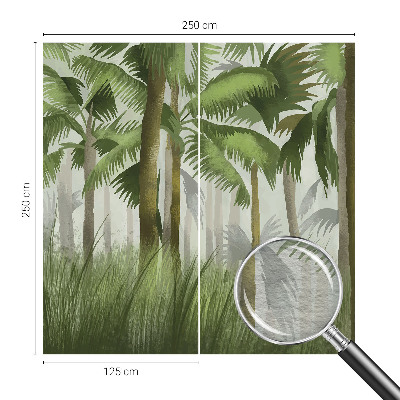 Fotobehang voor slaapkamer Tropisch bos