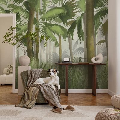 Fotobehang voor slaapkamer Tropisch bos