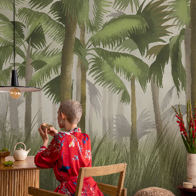 Fotobehang voor slaapkamer Tropisch bos