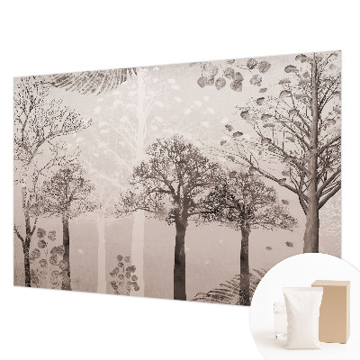 Modern fotobehang Kwetsbare bomen