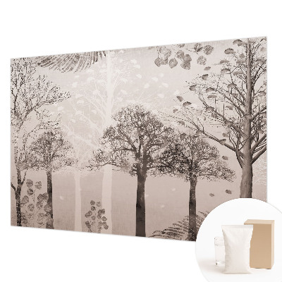 Modern fotobehang Kwetsbare bomen