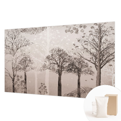 Modern fotobehang Kwetsbare bomen