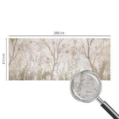 Modern fotobehang voor de woonkamer Een boshoek