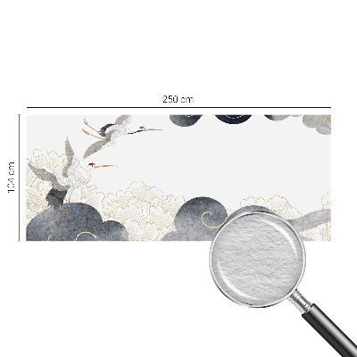 Luxe fotobehang Kraanvogels in vlucht