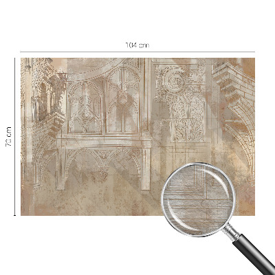 Premium fotobehang met historische ornamenten