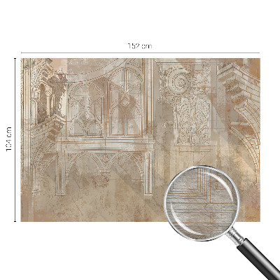 Premium fotobehang met historische ornamenten