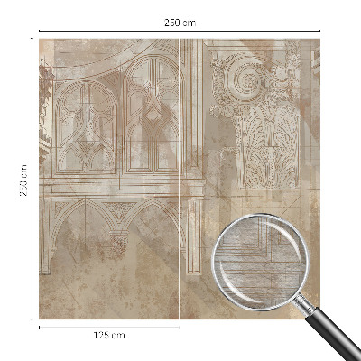 Premium fotobehang met historische ornamenten