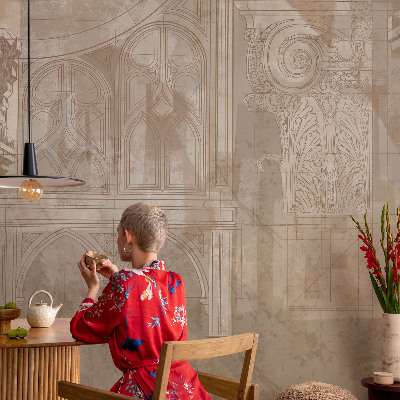 Premium fotobehang met historische ornamenten