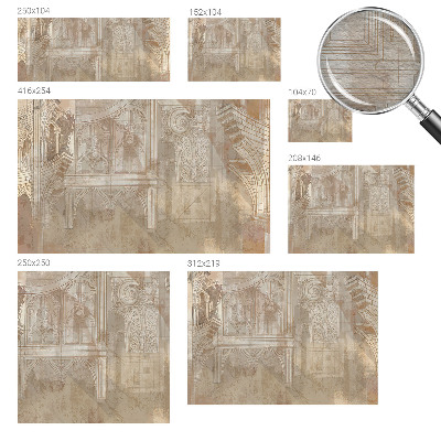 Premium fotobehang Historische ornamenten