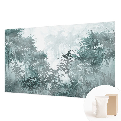 Sfeervol fotobehang met een exotisch groen motief