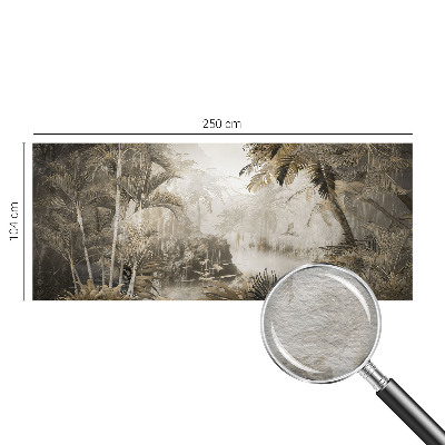 Vlies fotobehang Tropisch bos