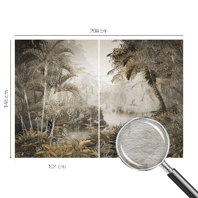 Vlies fotobehang Tropisch bos