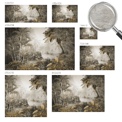 Vlies fotobehang Tropisch bos