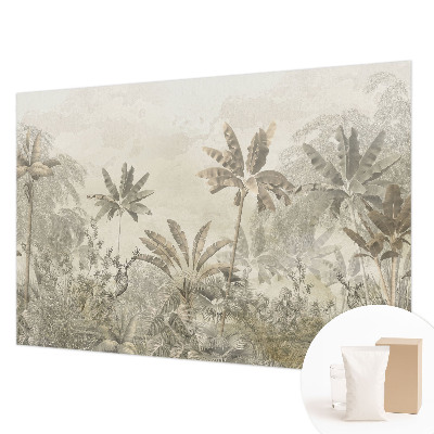Groot fotobehang met een tropische junglemotief